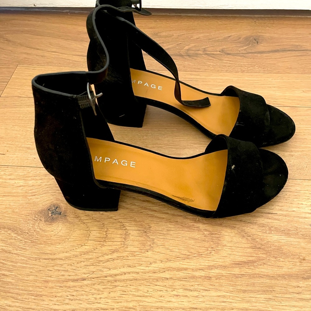 Low block heels!